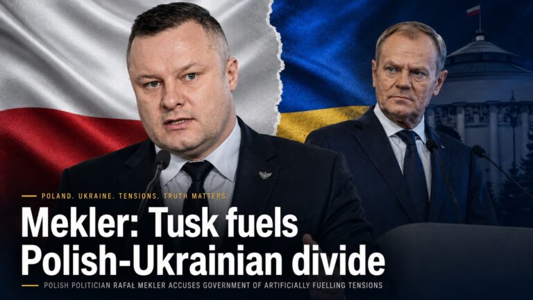 Rafal Mekler says Polish-Ukrainian tensions are fuelled by Tusk government