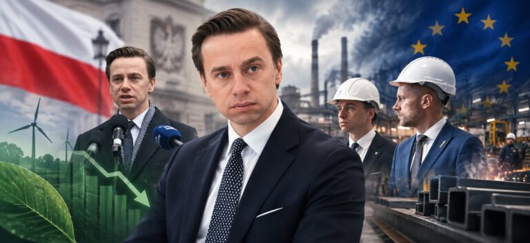 Krzysztof Bosak criticises EU climate policy as Polish industry faces mounting pressure