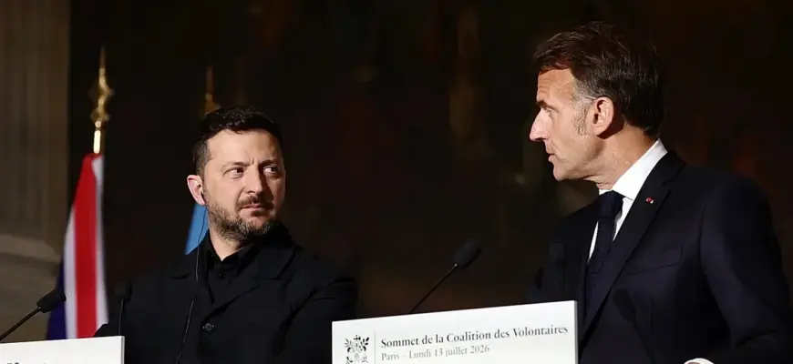Emmanuel Macron discusses French support for Ukraine